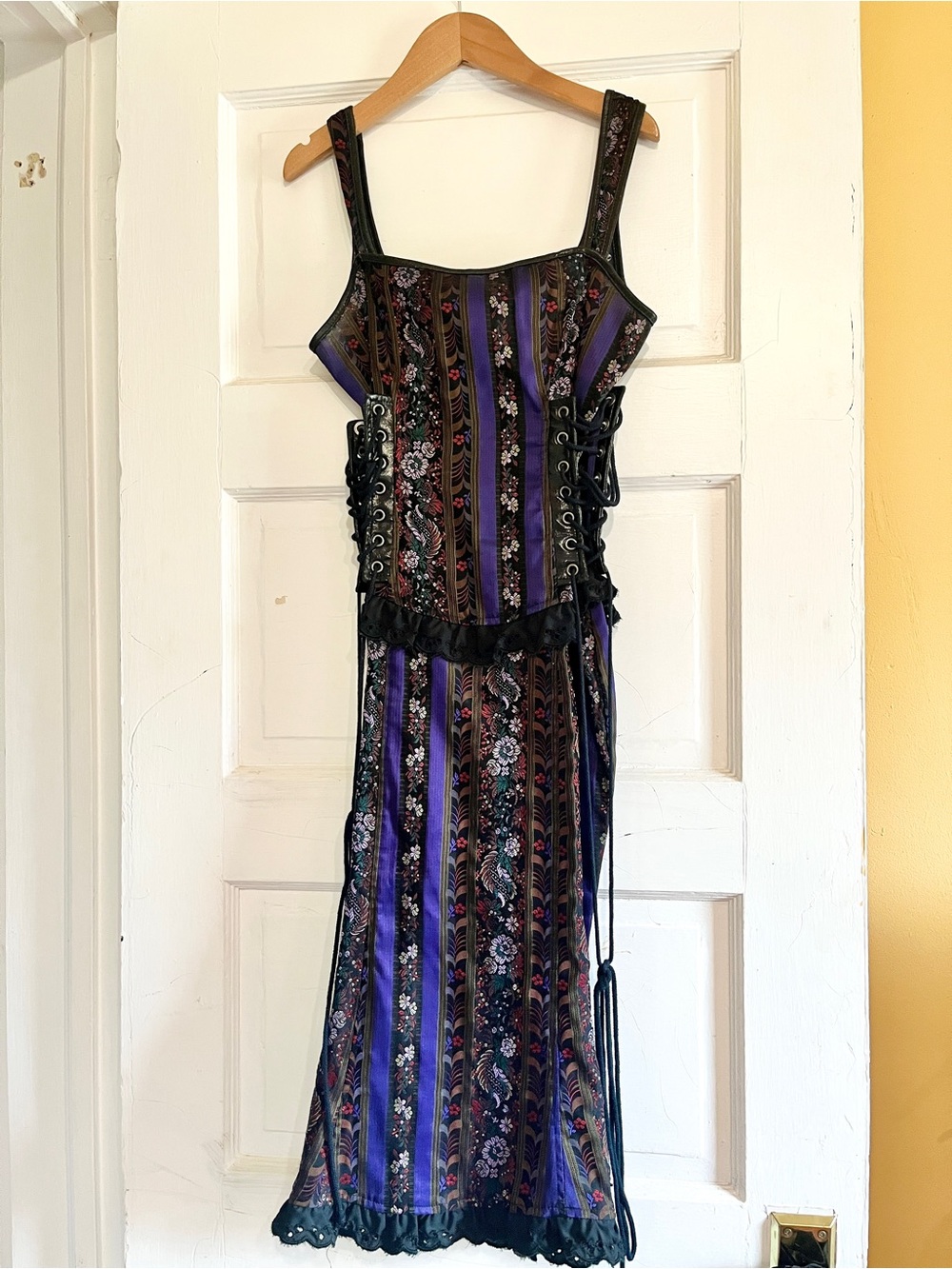 Vintage Y2K punk goth corset dress Hot Topic authentic - Picture 6 of 7